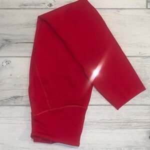 Lululemon Athletica Bold Scarlet Leggings